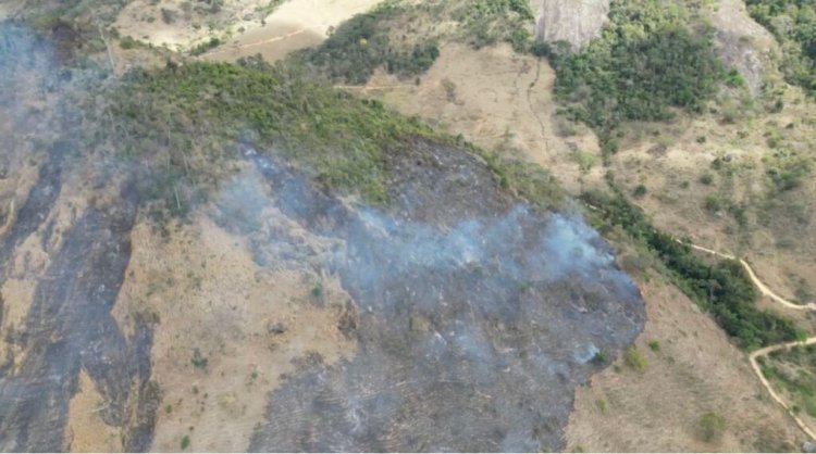 ES em chamas: semana começa com 70 focos de incêndio