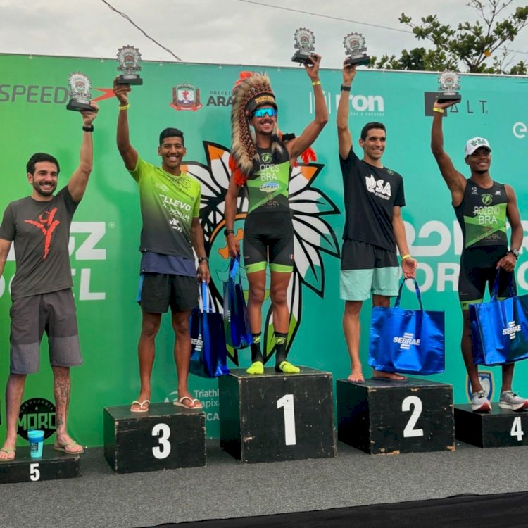 Contemplados pelo Bolsa Atleta sobem ao pódio na 4ª edição do Ironcruz Portocel Endurance Triathlon, em Aracruz