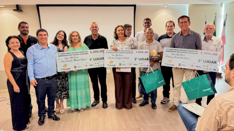 Produtor de João Neiva vence categoria no Concurso de Qualidade de Amêndoas de Cacau Capixaba