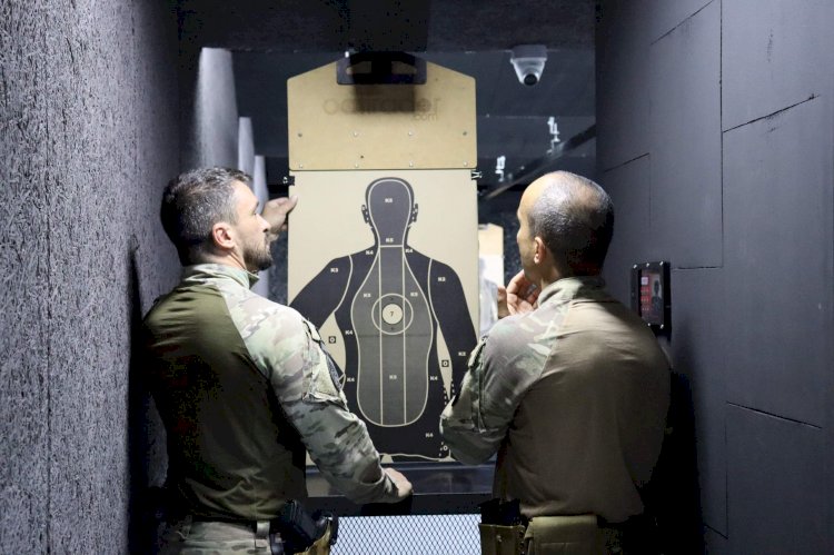 Policiais do ES ganham estande de tiro para treinar com pistola e fuzil