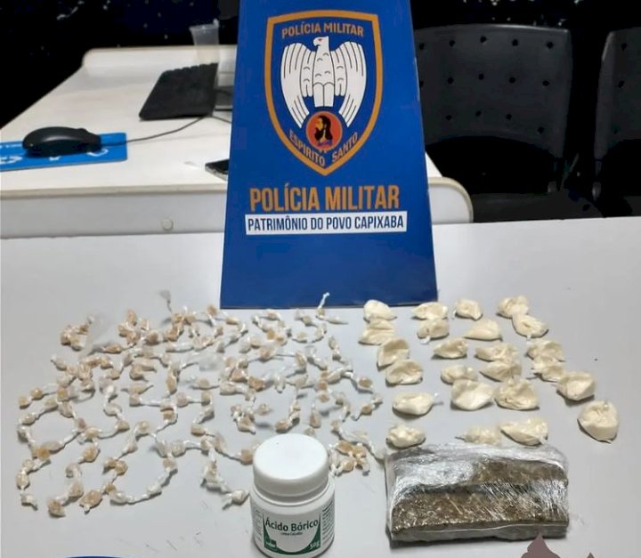 Polícia Militar realiza apreensão de drogas no Nova Conquista em Aracruz