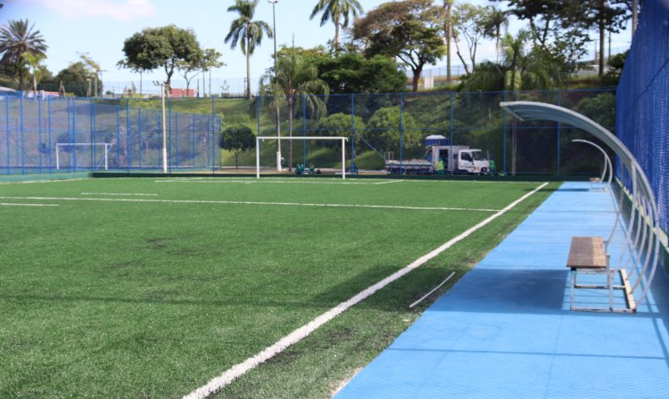 Campos de futebol na Praça da Paz em Aracruz serão inaugurados na próxima quinta-feira