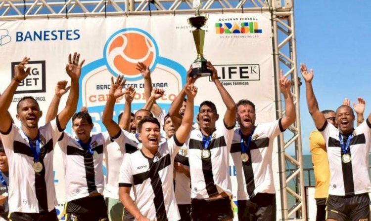 Aracruz é campeão master em campeonato estadual de Beach Soccer