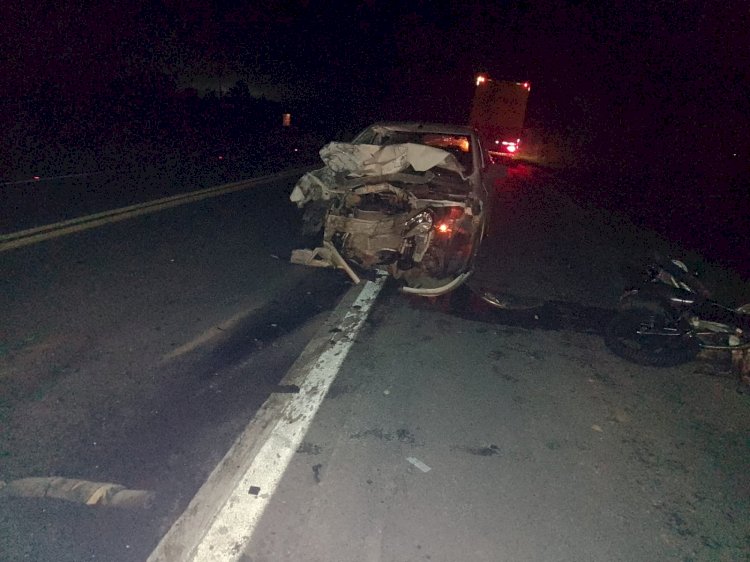 Colisão entre carro e duas motos em Jacupemba deixa vítimas fatais