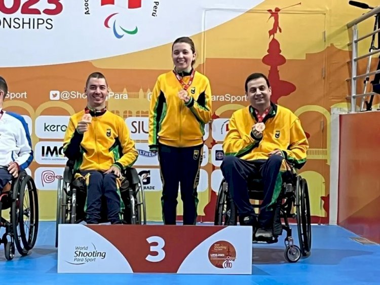 Com capixaba, Brasil conquista medalha inédita no Campeonato Mundial de tiro esportivo