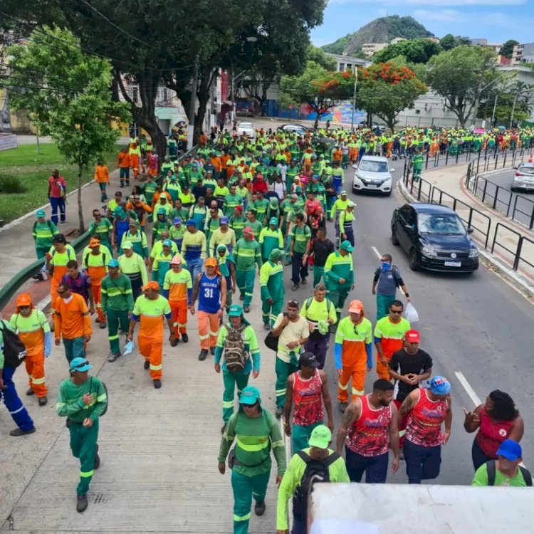 Trabalhadores da limpeza urbana suspendem greve até o dia 31