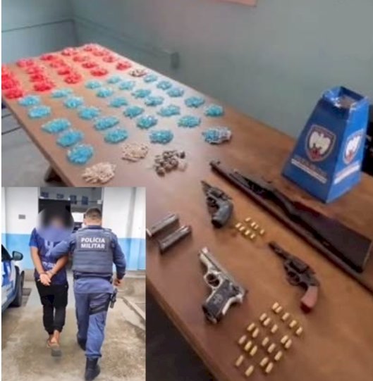 Mais de 2500 unidades de entorpecentes, armas e munições apreendidos em Jacupemba