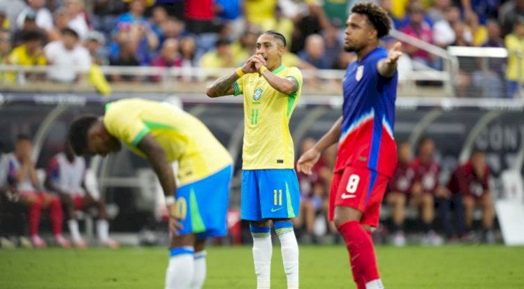 Brasil empata com os Estados Unidos em último amistoso antes da Copa América