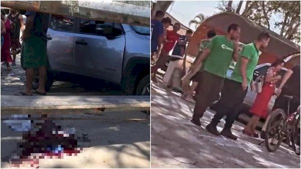 Motorista perde controle e carro atropela pedestre em ponto de ônibus de Aracruz