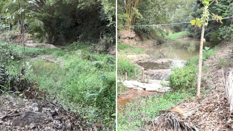 Com rio seco, distrito de Aracruz usa barragem para captar água