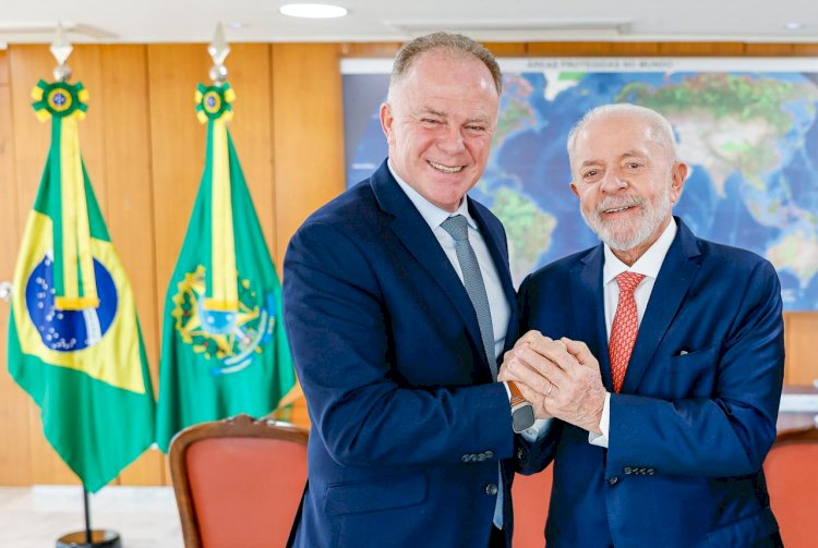 Lula recebe o governador em Brasília e confirma visita ao Espírito Santo