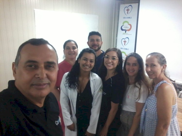 Comissão de Ética de Enfermagem do Hospital São Camilo, em Aracruz, recebe treinamento do Coren-ES