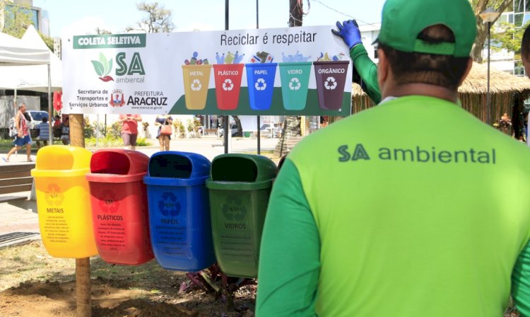 Praias de Aracruz recebem 50 novas lixeiras