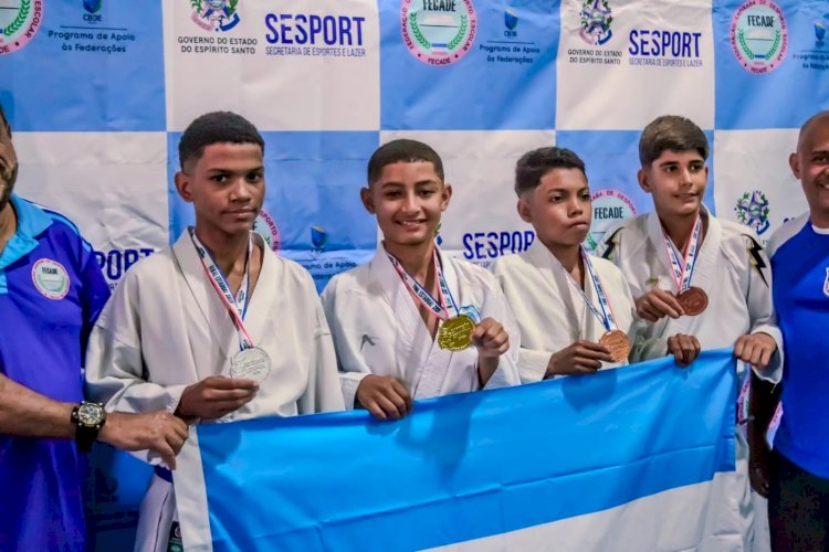 Caratecas de Fundão conquistam pódios nos Jogos Escolares do Espírito Santo 2025