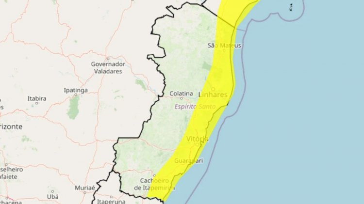 Aracruz entre as cidades alertas de acumulado de chuva